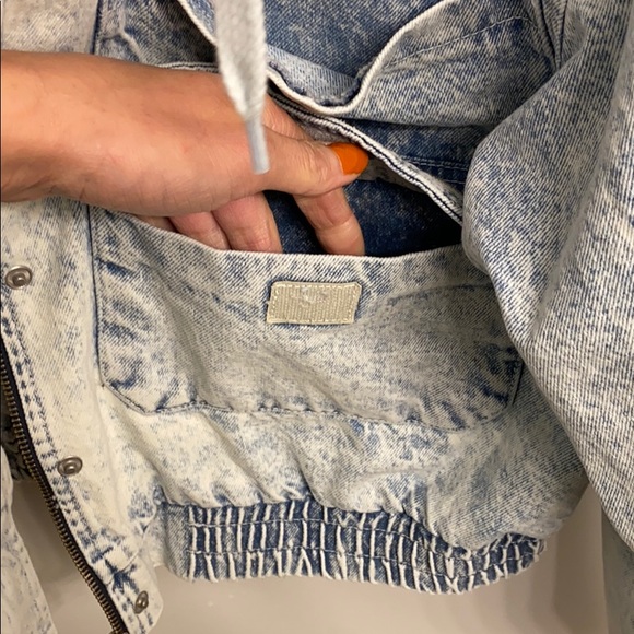 Urban Outfitters BDG Acid Wash Bomber Jacket - Picture 8 of 9